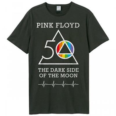 Amplified Unisex Adult The Dark Side Of The Moon Pink Floyd 50th Anniversary T-Shirt