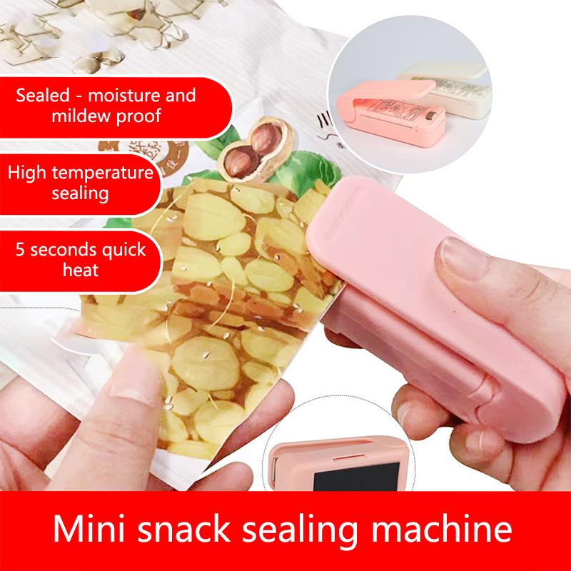 Mini macchina sigillatrice per sacchetti termici, sigillatrice per sacchetti termici in plastica per alimenti, sigillatrice portatile, confezionatrice per utensili da cucina