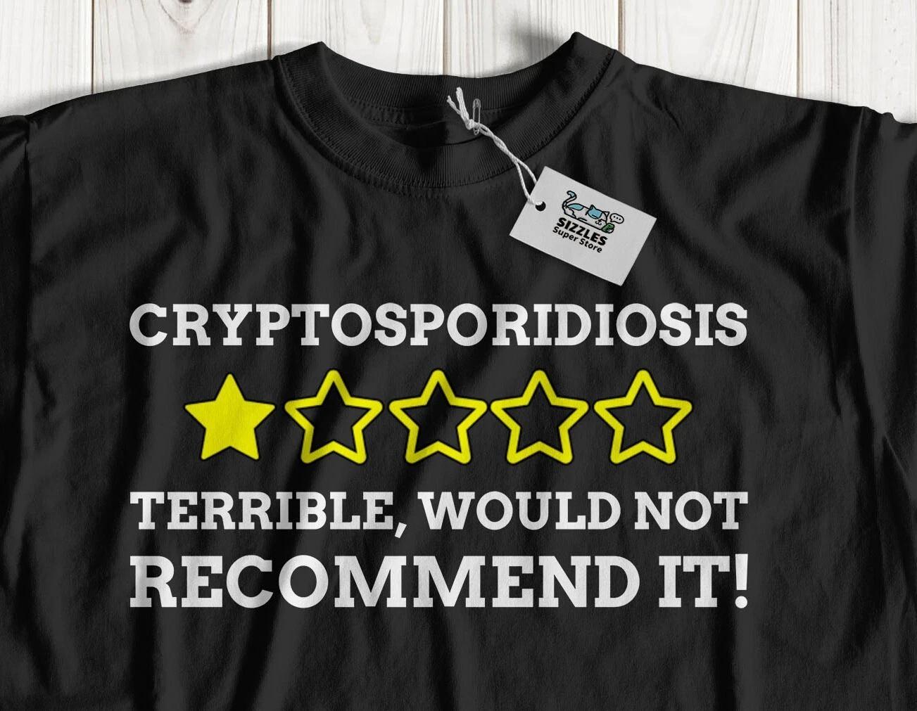 Unisex Funny cryptosporidiosis T-Shirt Parasitic Infection & Parasite Gifts XL