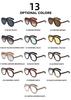 New Women's Large Frame European American Sunglasses - Trendy Goggle Style Fashion with High-End Feel