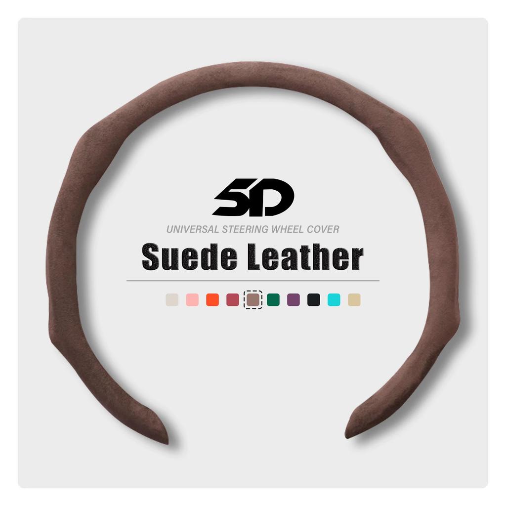 New Styling Suede Universal 38CM Car Steering Wheel Booster Cover Non-Slip Auto Interior Steer Protector Decoration Accessories