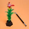 Easy Magic Tricks Toys Funny Appearing Flower in Pot From Wand /Stick Comedy Vanishing Magic Tricks Toys Ideal Gift for Birthday