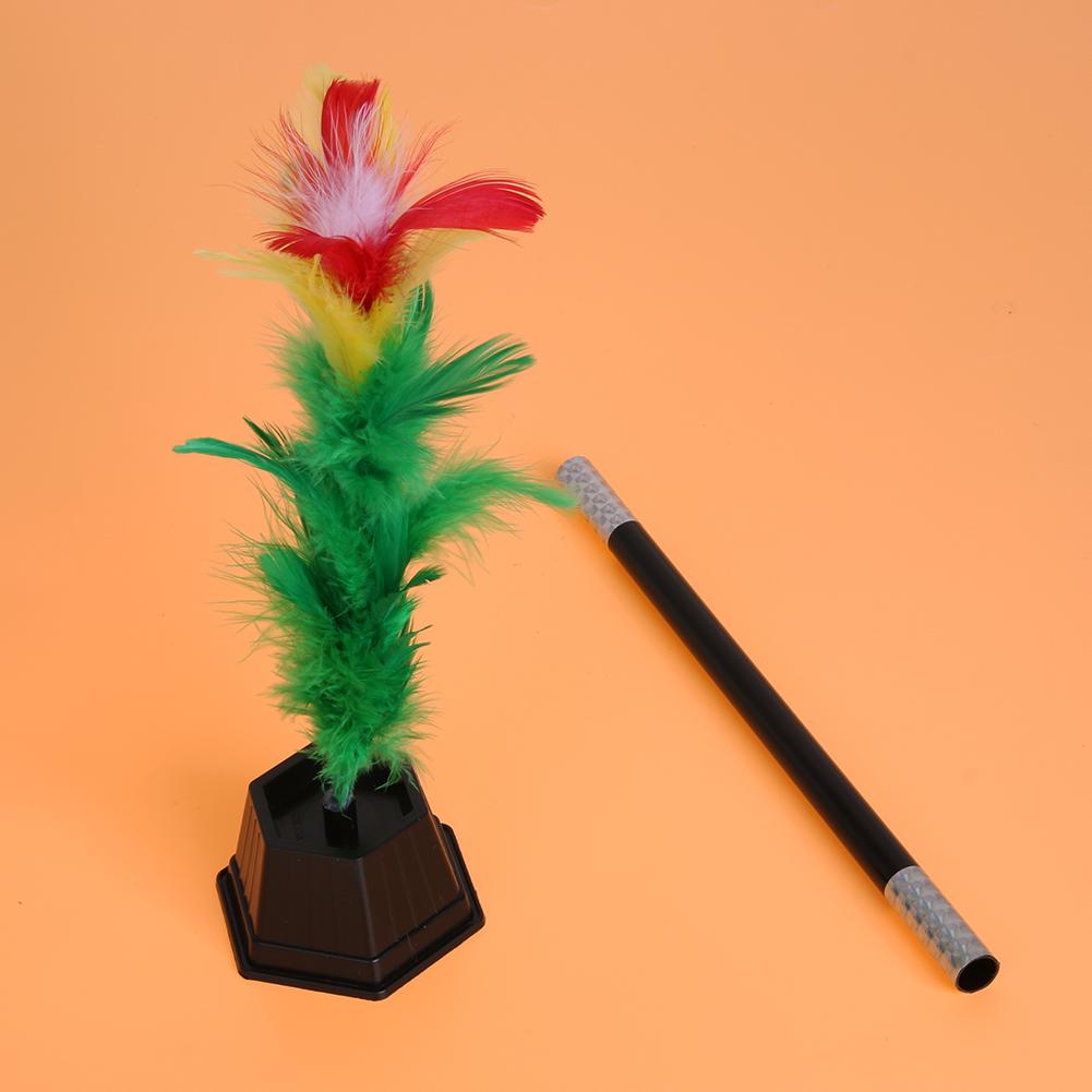 Easy Magic Tricks Toys Funny Appearing Flower in Pot From Wand /Stick Comedy Vanishing Magic Tricks Toys Ideal Gift for Birthday