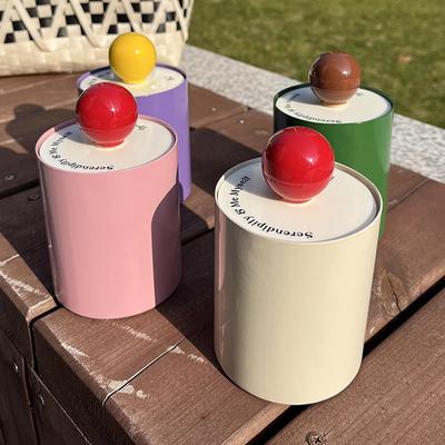 Creative Cute Cotton Swab Box Cover Home Wrought Iron Toothpick Tube Retro High-value Living Room Desktop Floss Storage Box