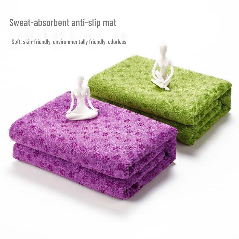 Yoga Mat: Non-slip Plum Blossom Dot, Lightweight, Machine Washable, Dirt-proof