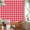 Red Checkered Wallpaper Coral and Red for Living Room and Bedroom 50x1000
