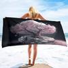 Fantasy Cherry Blossom Print Beach Towel Lightweight Bath Towel Sport Bar Spa Travel Towels Microfiber Quick Dry Swimming Cover