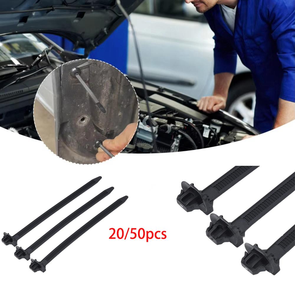 20/50Pcs Nylon Cable Tie Buckle Practical Cable Ties Tool New Fastening Rings  Car Daily Repair