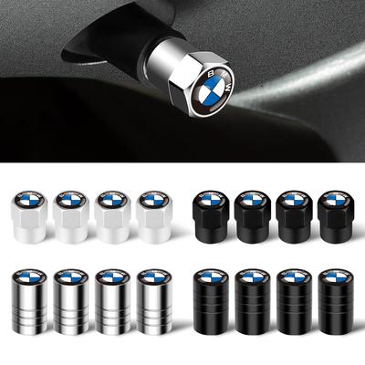 4PCS Car Wheel Tire Valve Air Stem Cap Cover Accessory For M5 E90 E91 E92 X1 X2 X3 X4 F07 F10 F15 F16 F20 F25 G30 G20 E30 X1