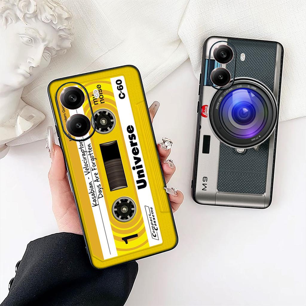 Retro Camera Vintage Cassette Tape Cover for Samsung Galaxy A04 j7 J5 J2 Prime J8 A01 A02 A03 A56 A42 M06 M16 M56 M23 M55 Case