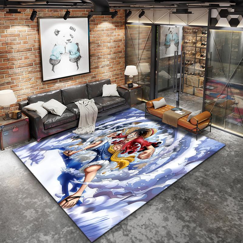 Monkey D Luffy Carpet Rug For Living Room Bedroom Home Sofa Decoration,kids Play Nonslip Floor Mat