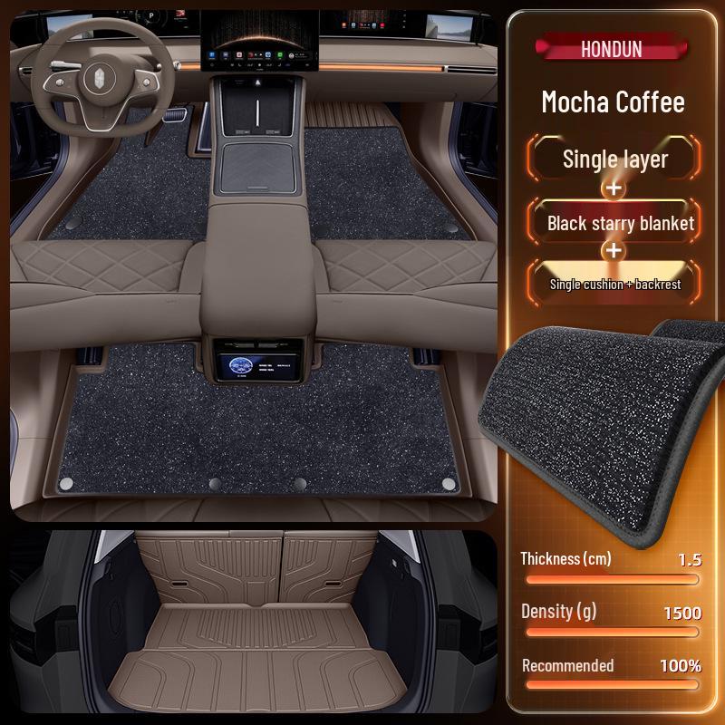 2026 Hongqi S9 TPE Floor Mats: Full Set Interior Carpet for Five Seats