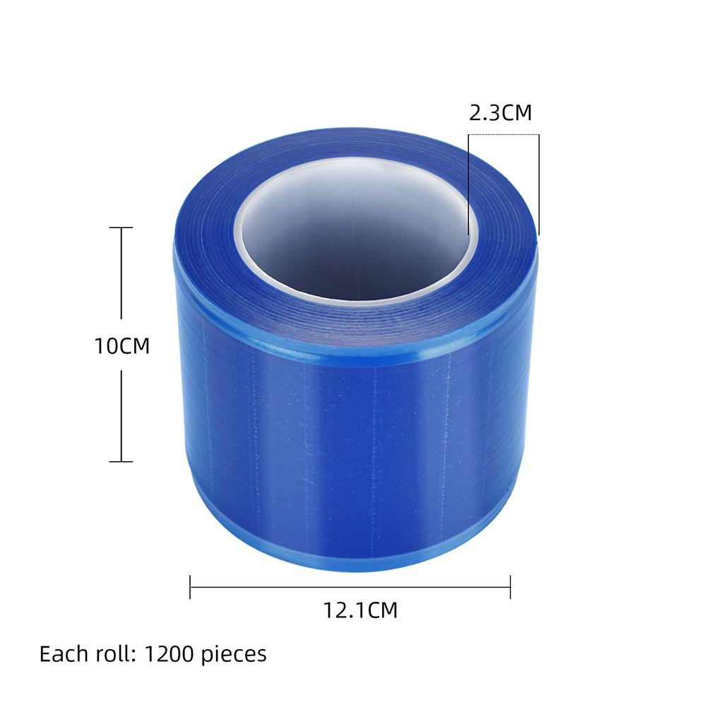 1200Pcs/Roll Tattoo Film Accessories Waterproof Disposable Tattoo Barrier Film Anti-Fouling Clear Tattoo Protective Wrap Covers