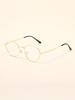 New Metal Flat Mirror Plain Frame Can Be Matched With Myopia Retro Mirror.
