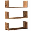 Modern Wall Storage Decorative Shelves Set of 3, Bathroom Wall Shelf, Hallway Decorative Shelf, 58x18x18 Cm