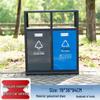 Vintage Outdoor High-End Trash Can for Parks, Hotels, and Antique-Style Communities