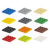 Non-Toxic 20Pcs/Lot Moc Thin Building Blocks 3031 Bricks Plate 4X4 Dots Educational Classic Creative Size Compatible With 3031 Toys For Ki