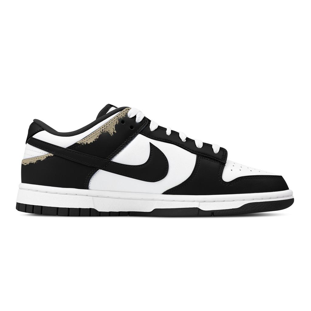 Nike Dunk Saint Deer Night Slip Resistant Abrasion Resistant Low top Skateboard Shoes Unisex Black Brown HF5441-100(Team773-)