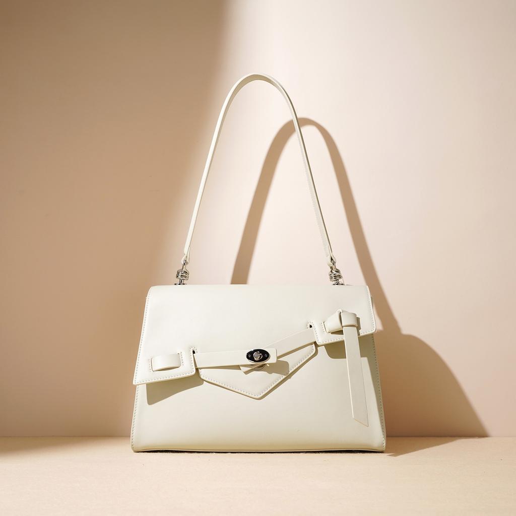 Shoulder Bag Irregular Design Flip Postman Bag Versatile Commuter Handbag Large Capacity Women's Bag