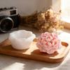 Exquisite Peony Flower Silicone Candle Mold 3D Rose Aromatherapy Gypsum Craft Soap Mold DIY Chocolate Ice Cake Baking Mold