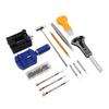 Watch Repair Tool Stainless Steel Watch Battery Replacement Tool Kit with Canvas Case