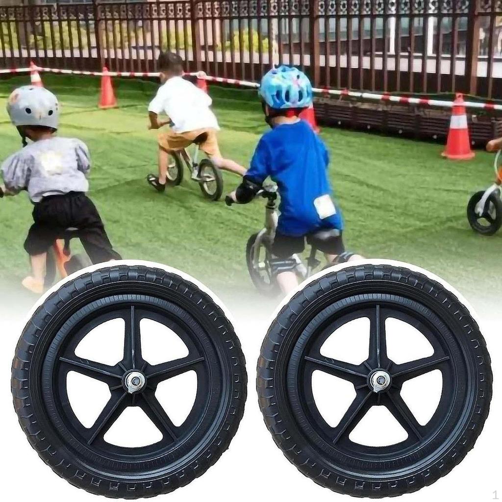 1 Pair Balance Bike Replace Wheels 11 Inch Modification Training Bicycle Tire Lightweight Nylon