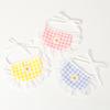 Cat Saliva Towel Cute Lace Bib Plaid Dog Saliva Towel Ins Pet Bib Pet Saliva Towel