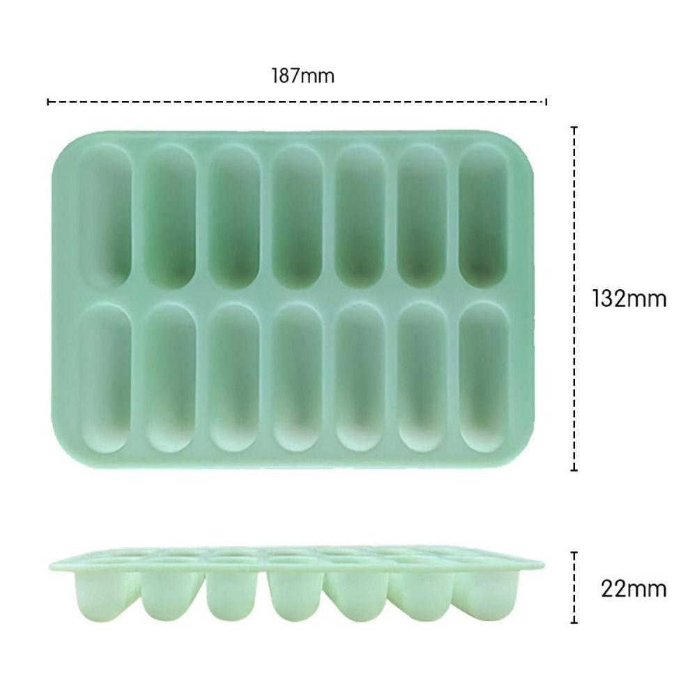 New 1Pcs High Quality Non-Stick Sausage Maker Mould with Lid 14 Form Hot Dog Maker DIY Silicone Mold Patty Makers