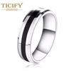 Αξεσουάρ Titanium Drop Oil Ring Trend Δαχτυλίδι ζευγαριού από ανοξείδωτο ατσάλι