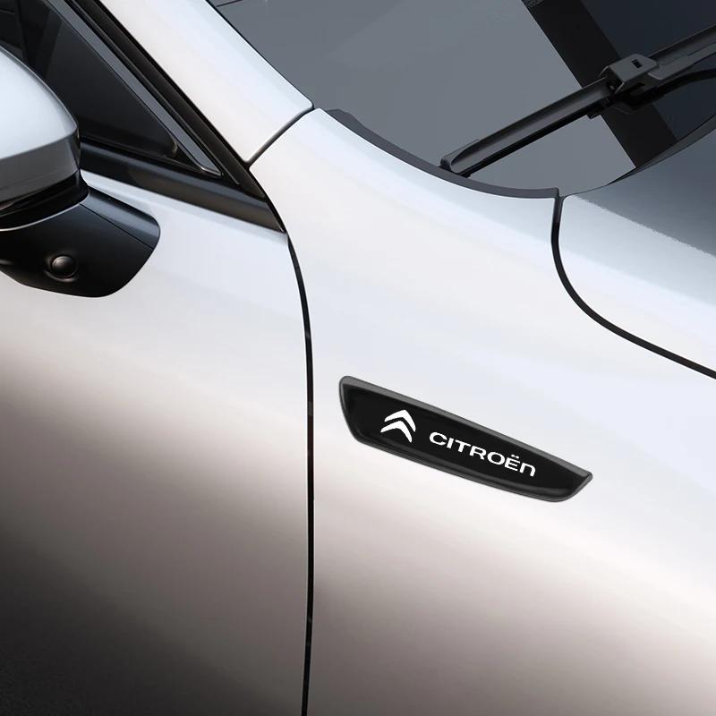 2 pezzi Adesivi decorativi in metallo per carrozzeria auto per Citroen C4 C3 C5 C1 C2 Berlingo C-Elysee C4-Picasso C4-Aircross Adesivi per auto