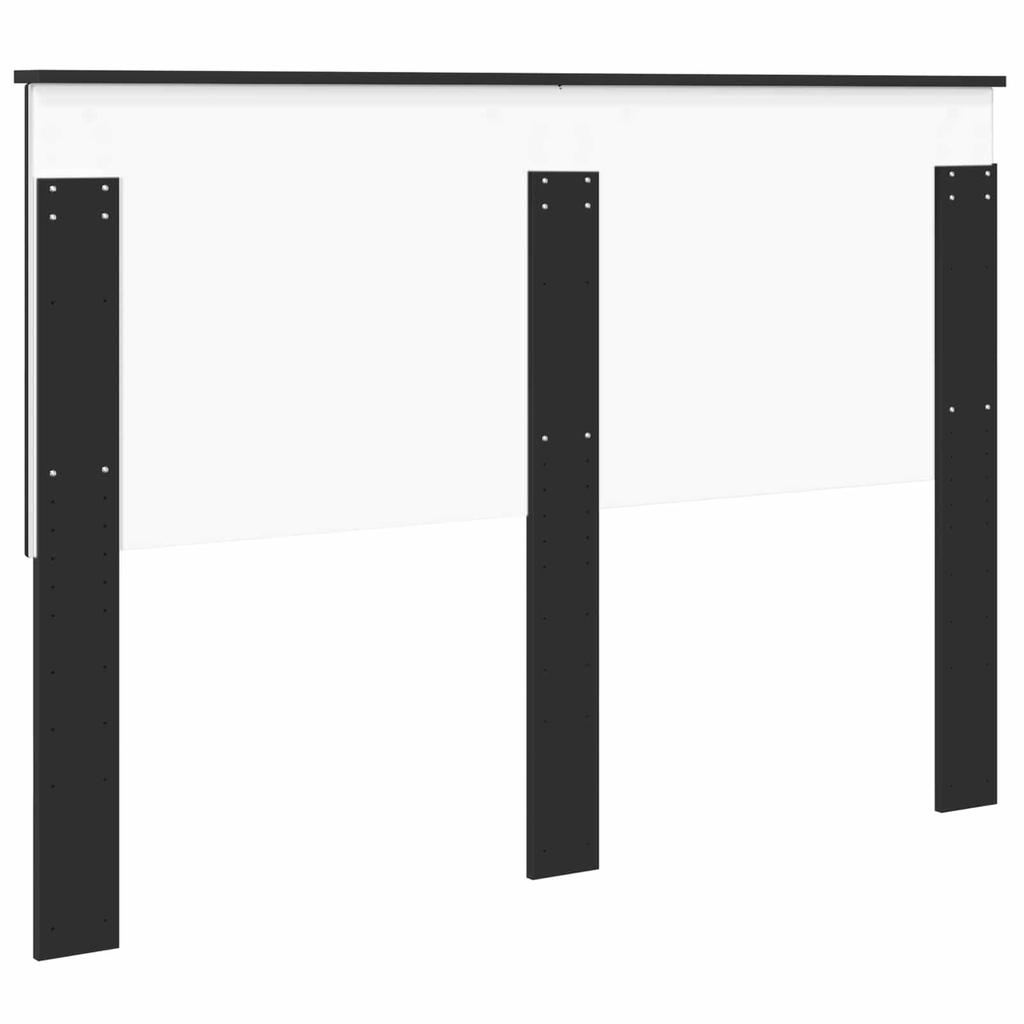 Headboard in Black Oak Look 140 cm Particleboard