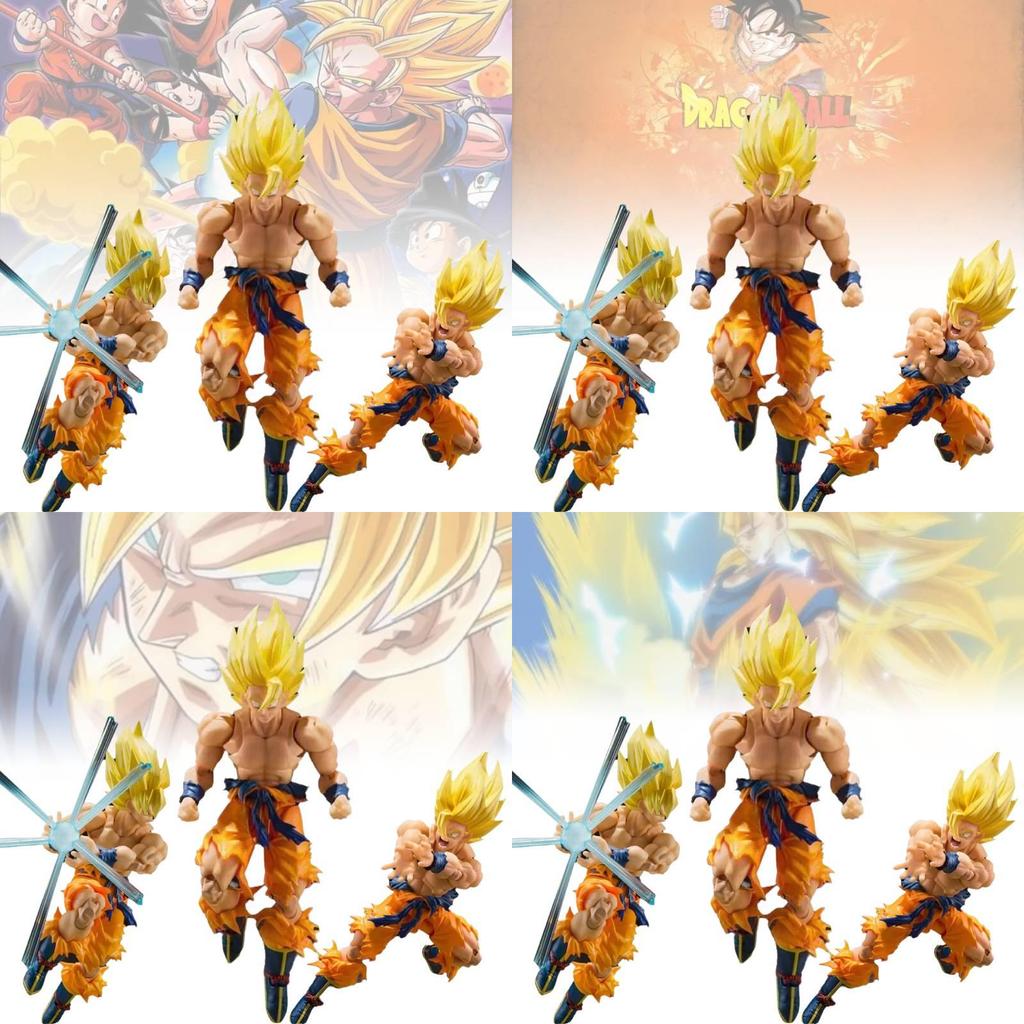 Legendärer Super-Saiyajin Z Erweckung Son Goku 3.0 Beschädigte Version Sammelfigur im Karton