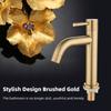 Sink Tap Stainless Steel Water Tap Single Handle Vintage Bathroom Faucet  Bathroom