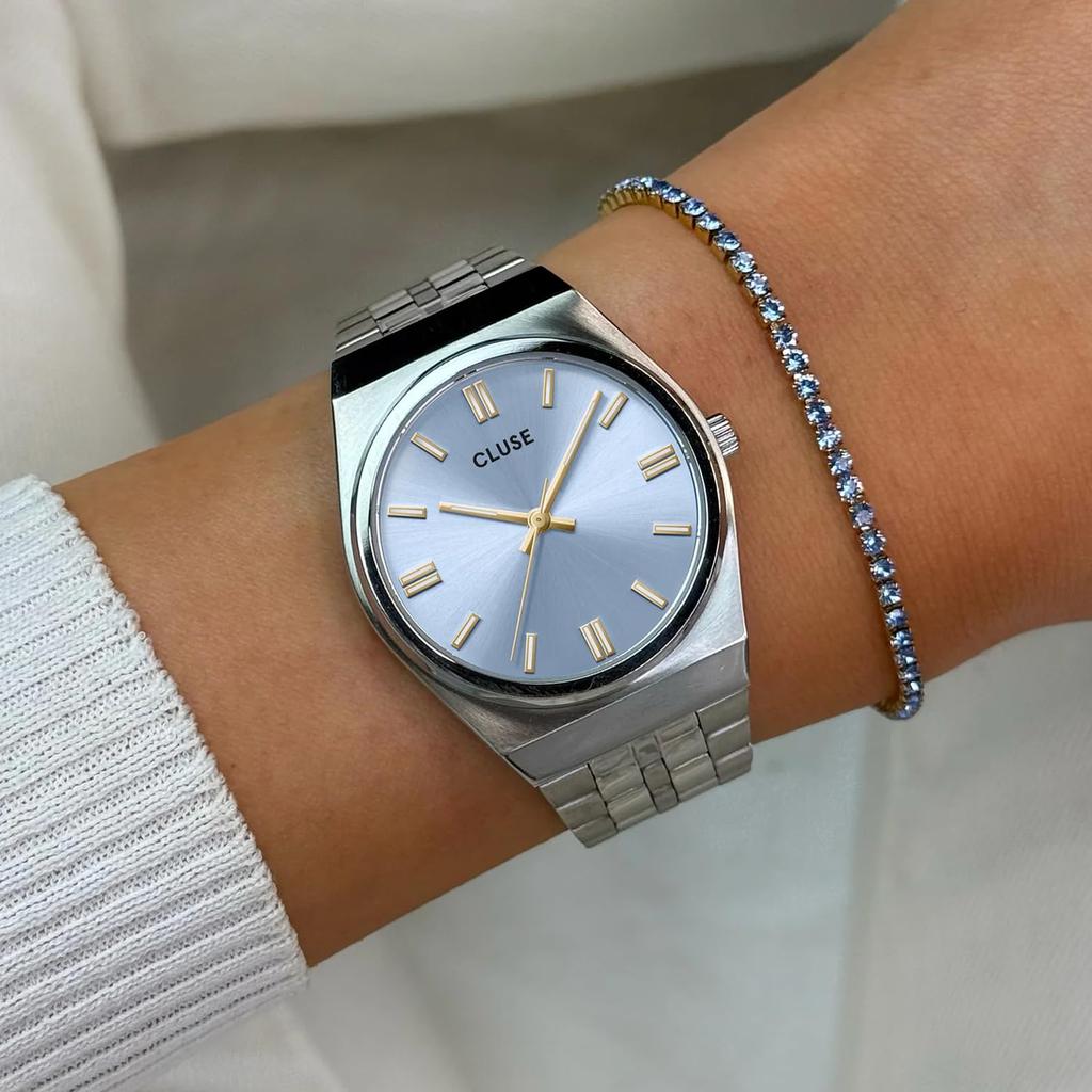 KRUSS Retro CW35102 Women's Silver Watch