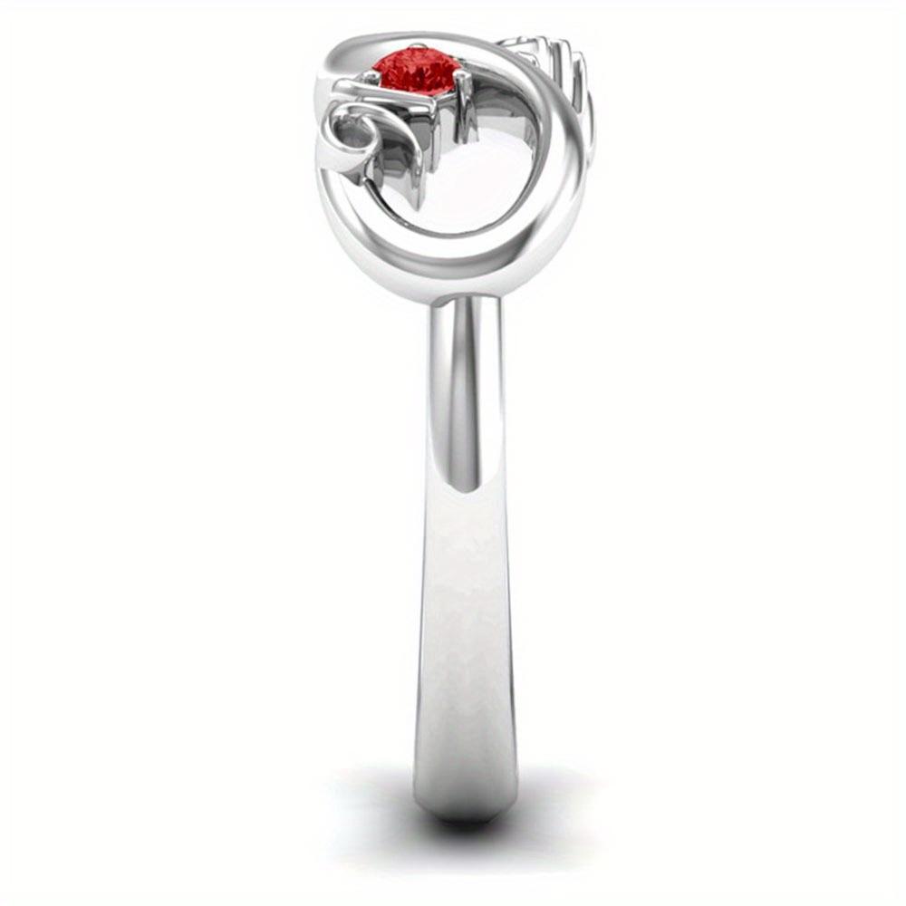 1 stk Mote Mote Ubegrenset 8 Tegn Syntetisk Zirkon Ring