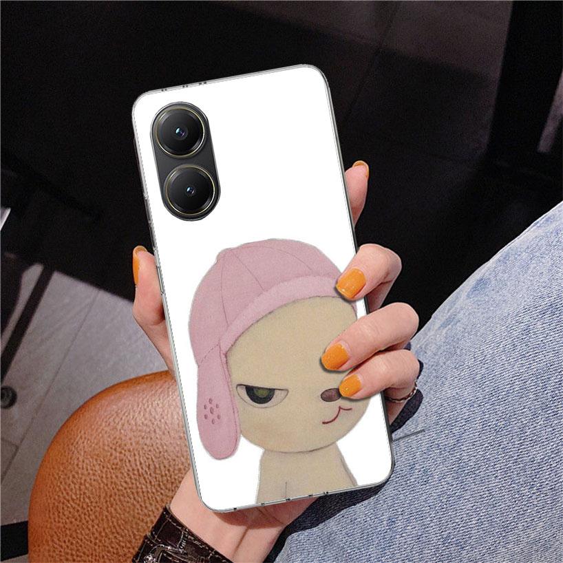 Y-Yoshitomo Nara Phnoe Case for Xiaomi Poco X5 X6 X7 Pro X4 Gt F7 Ultra M8 M7 Redmi 15C 15 13C 13 12C 12 Unique Cover Coque Poco