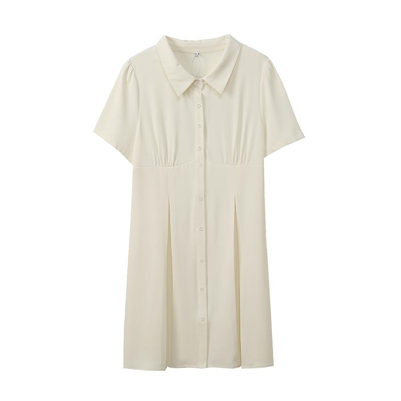 Large Size Women's Clothing Sister Literary Dress Summer New Waist Length Short Skirt 242389