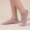Summer Solid Women Summer Breathable Mesh Ankle Socks for Women Girls Fashion Harajuku Candy Color Cotton Low Cut Hollow Out Socks