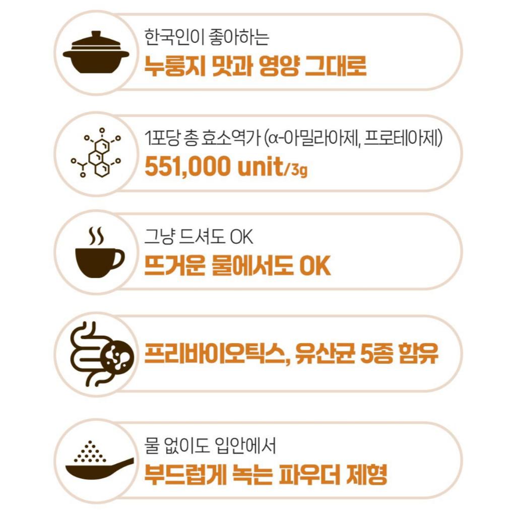 Teazen Brown Rice Nurungji Enzyme Powder 90g(3gX30EA)