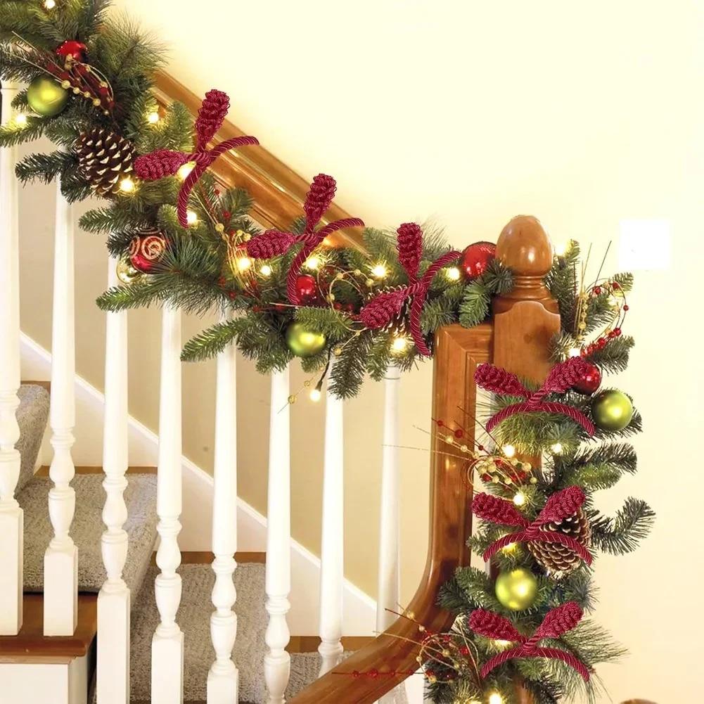 20 Inch Christmas Wreath Bands Flexible Twist Tie Decorations For Holiday Home For Christmas Tree Decorations Wreath Bands