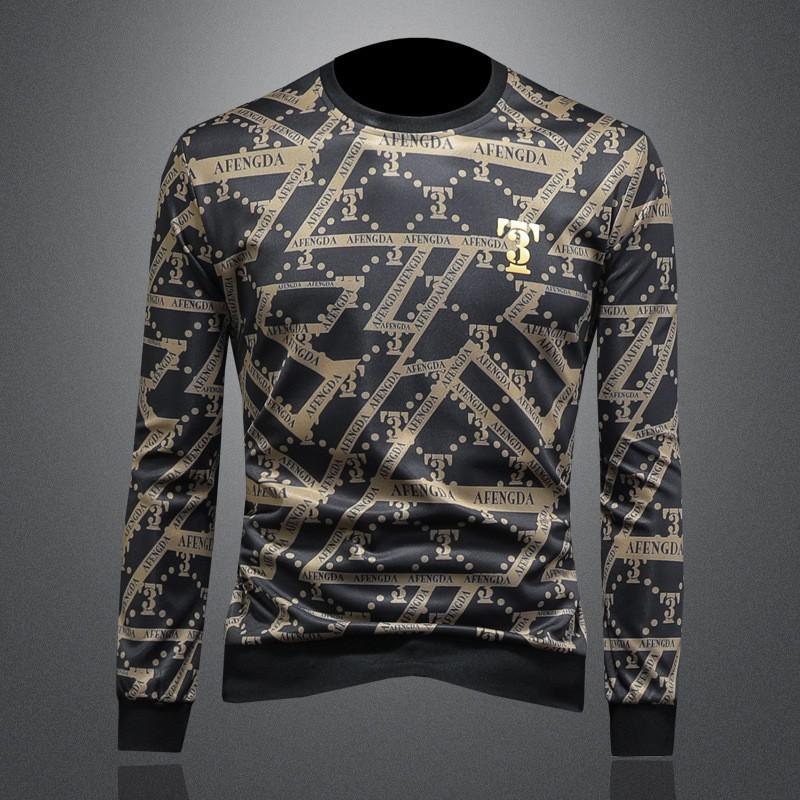 Mens Slim Fit Crewneck Sweatshirt Casual