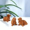 1Pcs Cute Animal Brown Puppy Wedding Ring Box Storage Case Velvet Jewelry Box Organizer Earring Necklace Display Packaging Gift