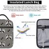 Raccoon Lunch Box Insulated Soft Bag Reusable Cooler Bag for Women Men Work Picnic Hiking Lunch Bag One Size Tote with Lunch Bag