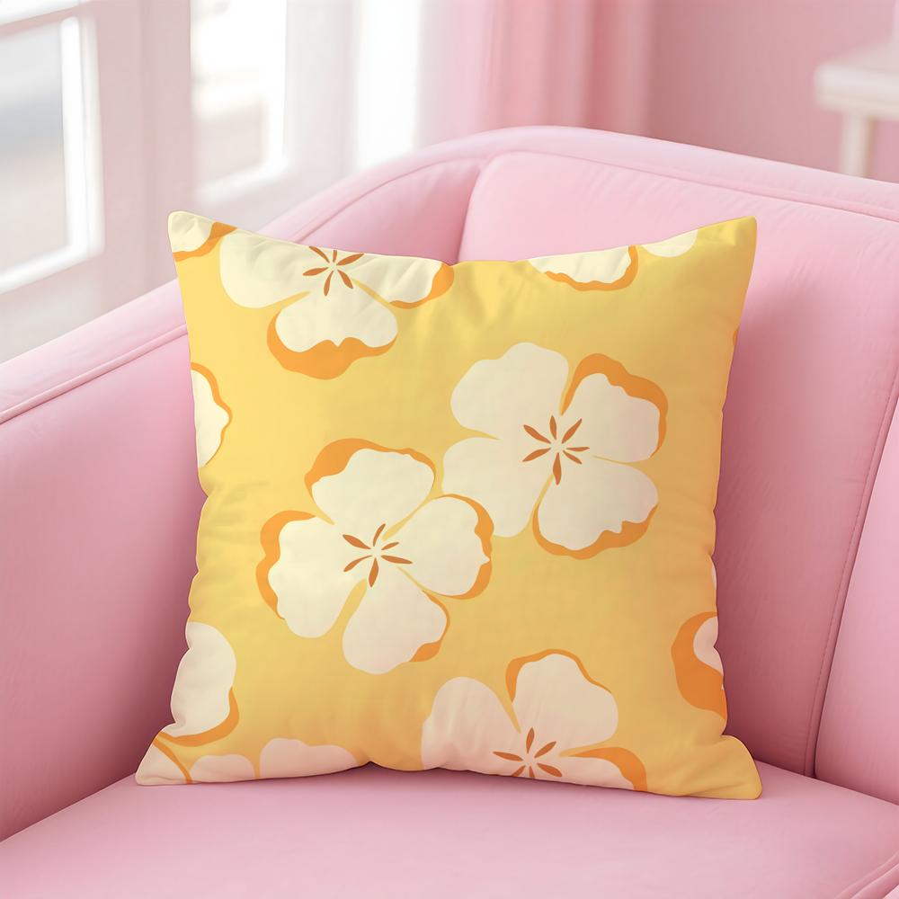 Bold Bright Artistic G-Gerdadzys Floral Pattern Cushion Cover Pillow Case Soft Friendly Fabric & Concealed Zipper