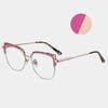 TR90 Reading Eyewear Female Eyeglass Frame Ladies Metal Transparent Screen Spectacle Cat's Presbyopic Alloy Eye New Clear Presbyopic Computer