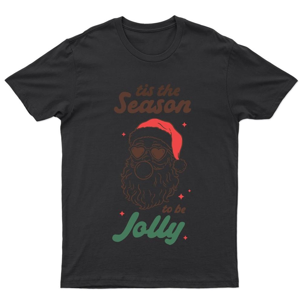 Tis The Season To TShirt Unisex Gift Retro Seasonal Funny Xmas Claus Santa a
