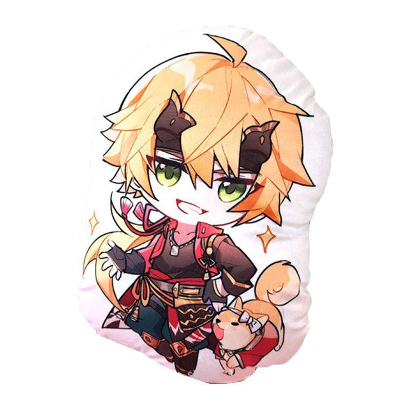 Genshin Plush Impact Toy Pillow Stuffed Zhongli Hutao Venti Xiao Klee Paimon