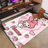 Custom Melody Mat Personalized Name, Polyester Washable Indoor Entryway Rug, Gift for Christmas, Easter, Thanksgiving Day