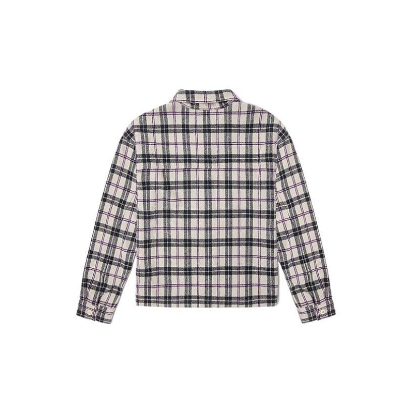 Vans Cămașă casual cu guler în carouri și mânecă lungă pentru femei Bej VN0A5LJSFS8