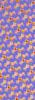 Dyeing Anbo Tenugui Authentic Dyed Cotton Tokuoka Made In Japan 35cm X 100cm "Goldfish Purple" 100%